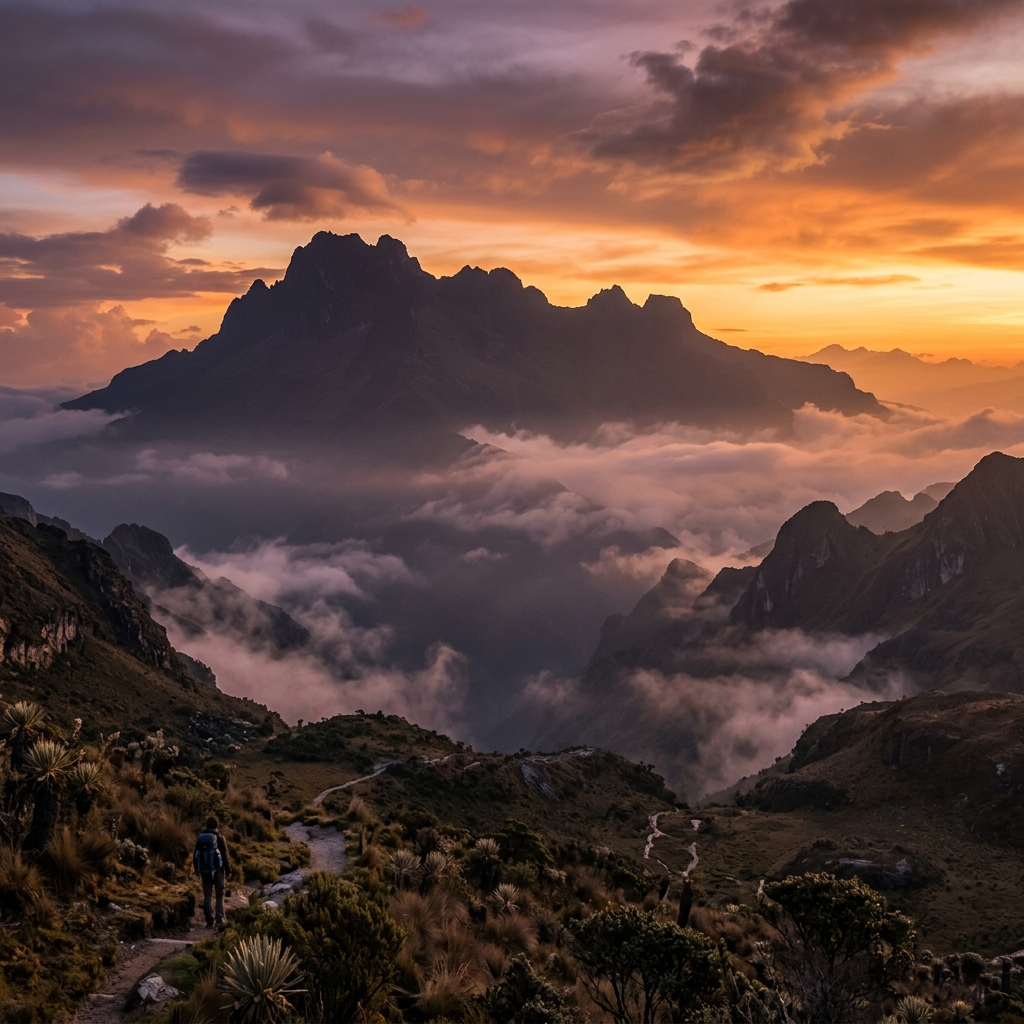 Vista panorámica desde El Campanario — El Gigante Dormido, Alchipichí